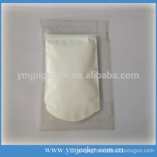 White phosphor powder, white fluorescent pigment, white organic pigment
